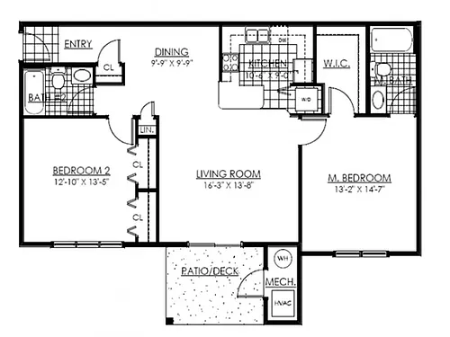 Floor plan Bordeaux