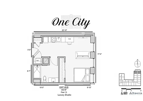 Floor plan Residence A9.B