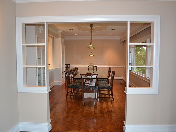 Dining room from living room