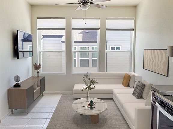 Virtually staged; upstairs living room