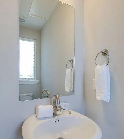 top floor half bath