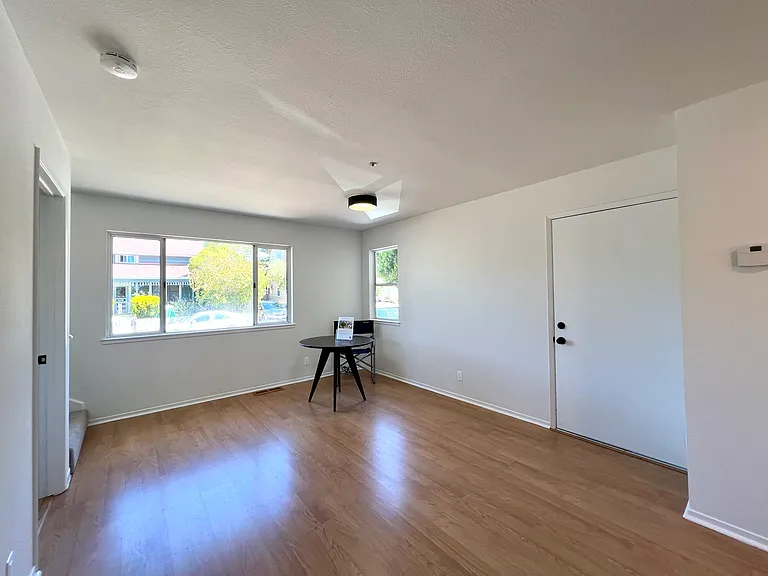 Open dining room