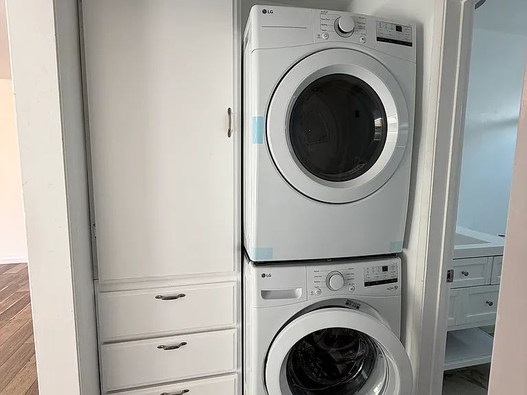washer and dryer