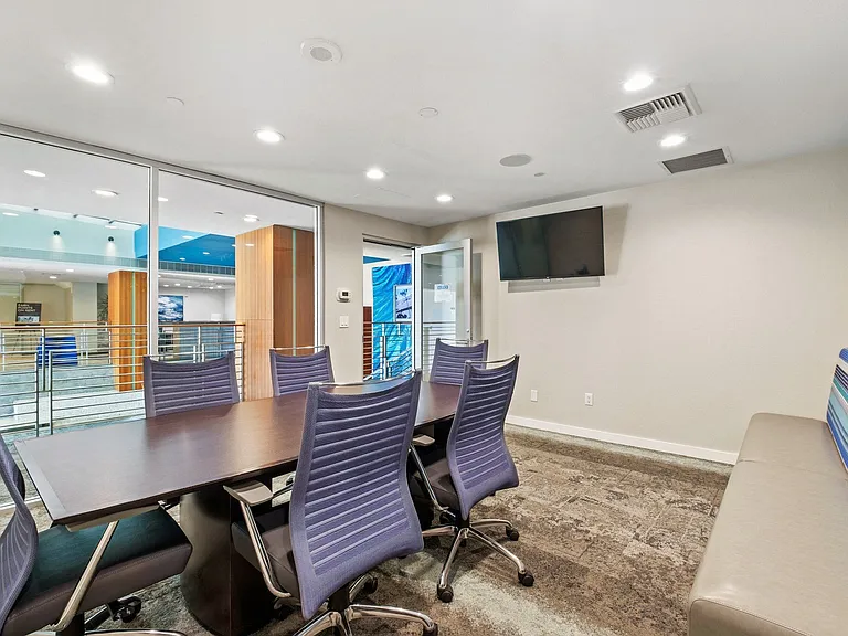 Work from home in our business center featuring a private conference room