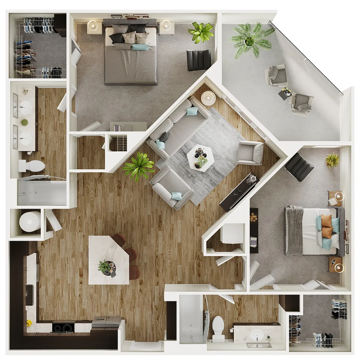 Floor plan B3