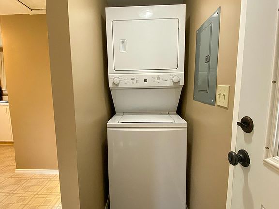 Laundry in Entryway