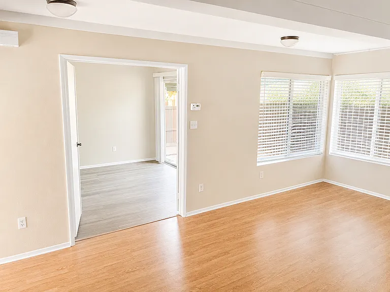 living room with double door bedroom or can be used as an office
