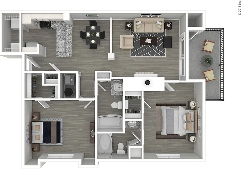 LuminEastCobb_3D_B2_2b2b_1076sqft LuminEastCobb_3D_B2_2b2b_1076sqft