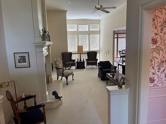 Entryway into living room