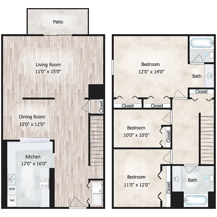 Floor plan The Hamilton