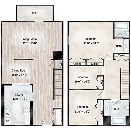 Floor plan The Hamilton