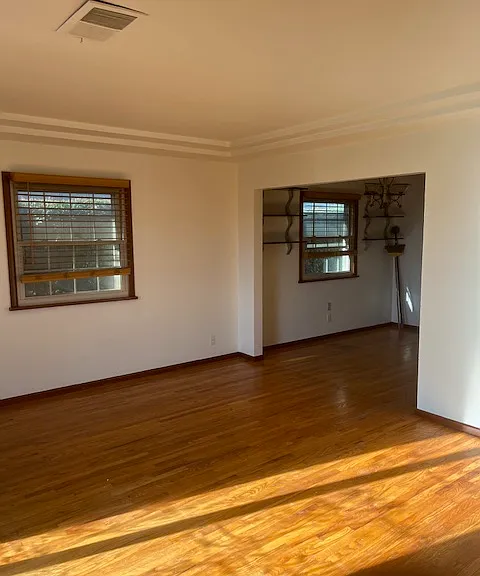 living room looking at dining area