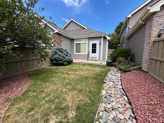 Private backyard, looking North.
