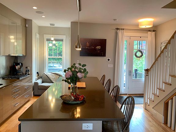 Kitchen and front door