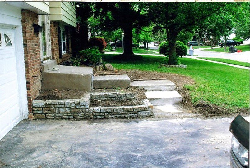 Driveway front entrance