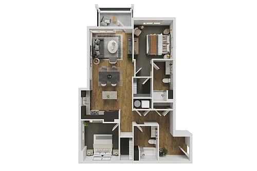 Floor plan 2X2 - C1