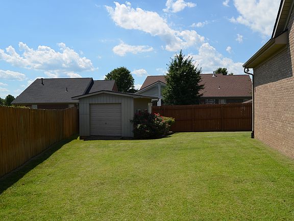 Overhead door on shed