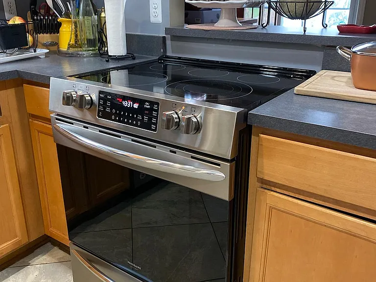Newer Stainless Steel convection range.