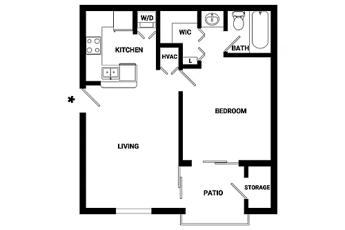 Floor plan Anjou