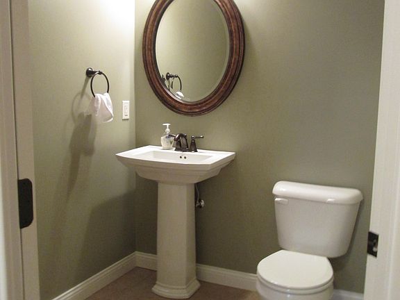 Main floor half bath