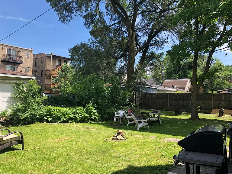 Backyard includes empty lot