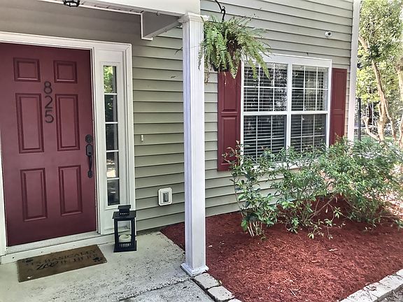 Fresh paint and mulch