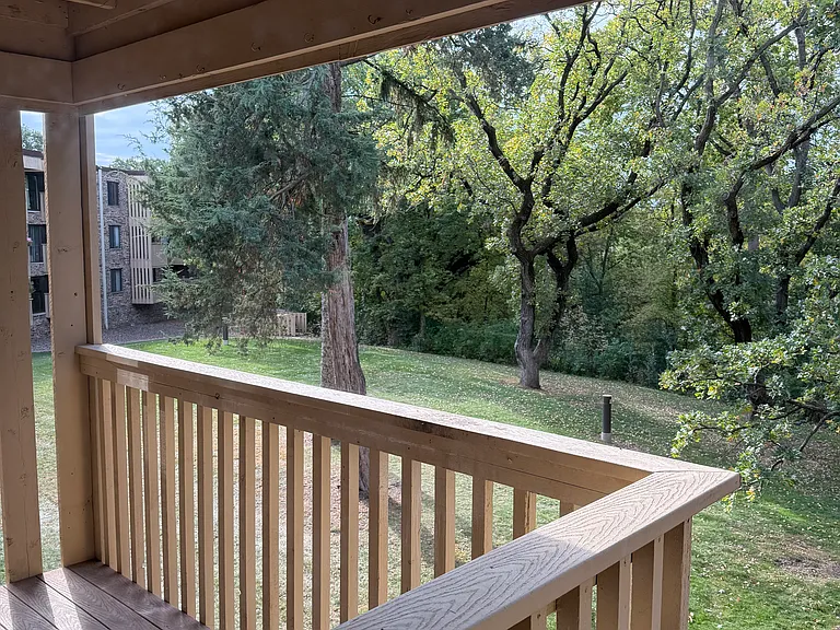 View off balcony.
