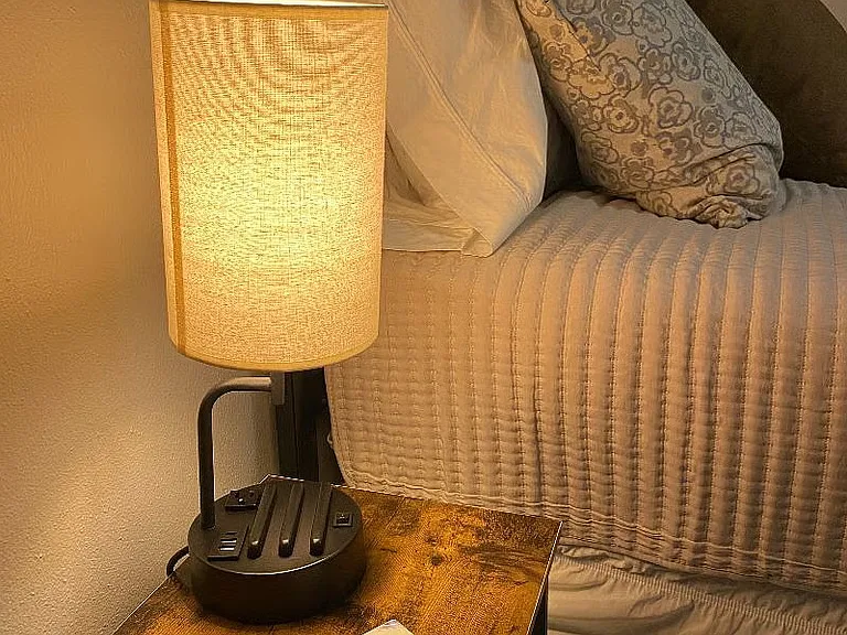 Chargers on lamps