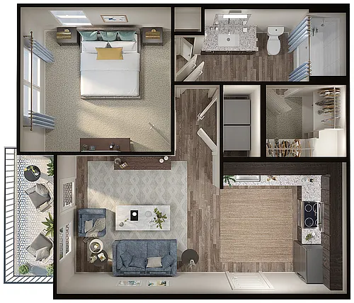 Floor plan A1p