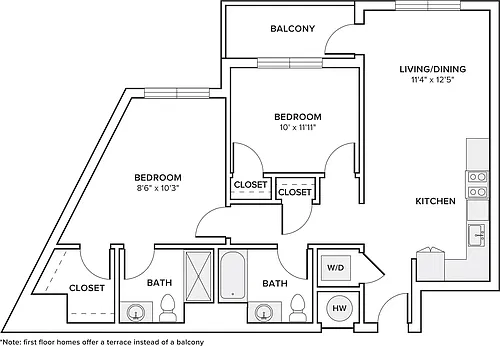 Floor plan B14