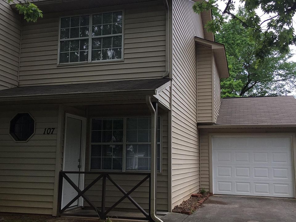 Street view with garage