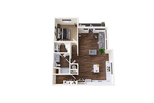 Floor plan Thunderbird