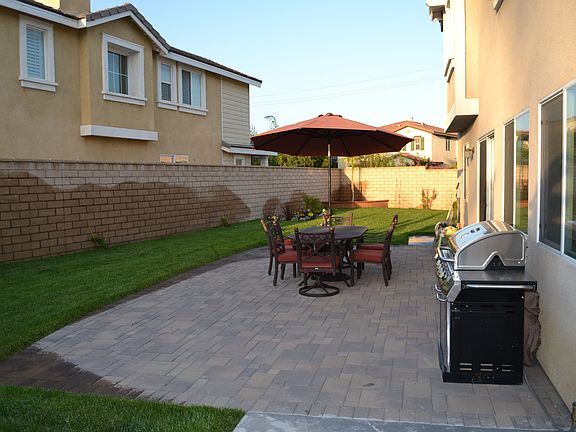 back yard looking east