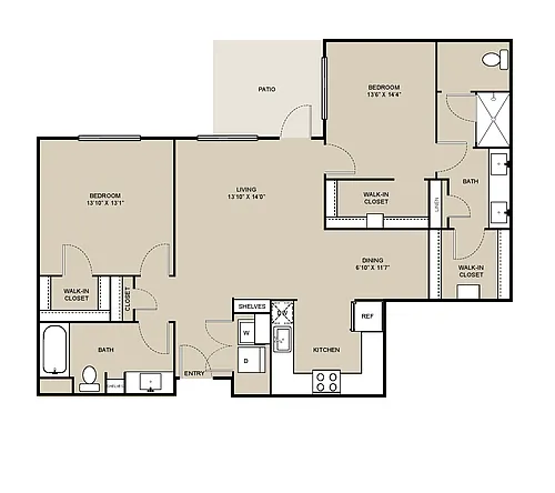 Floor plan B3