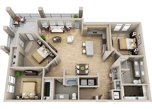 Floor plan C1ag