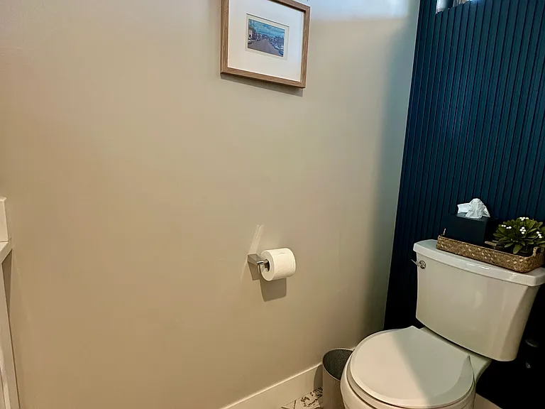 Main floor powder room.