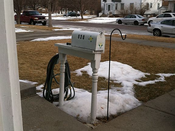 Looking toward street & park