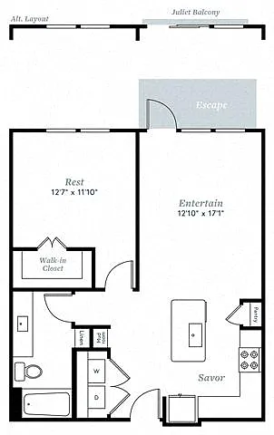 Floor plan A6