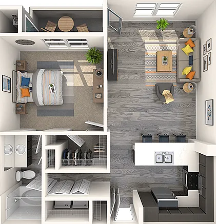 THE GALLERY APARTMENT HOMES — Photo 35