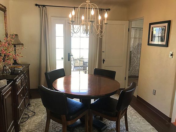 Dining Room WIth Chandelier