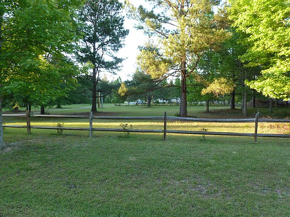 Sits back off the road