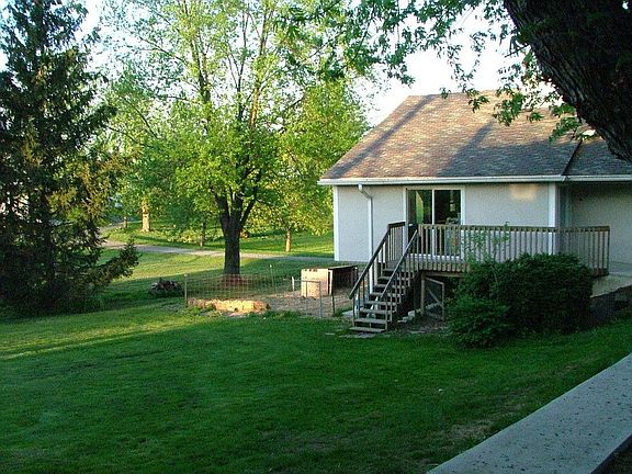 Back of detached garage