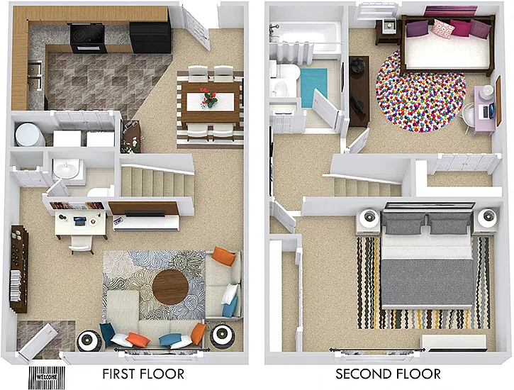 Floor plan Boxwood Townhome