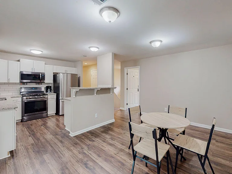 Kitchen and dining room
