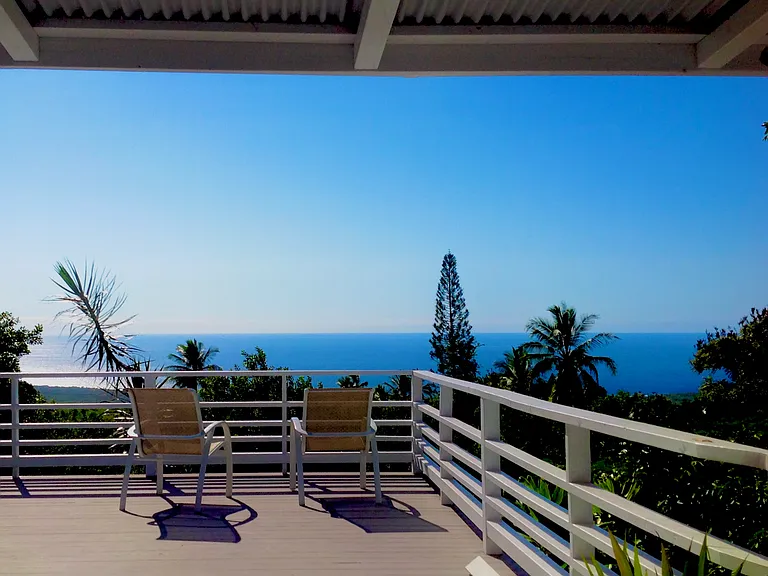 View from deck