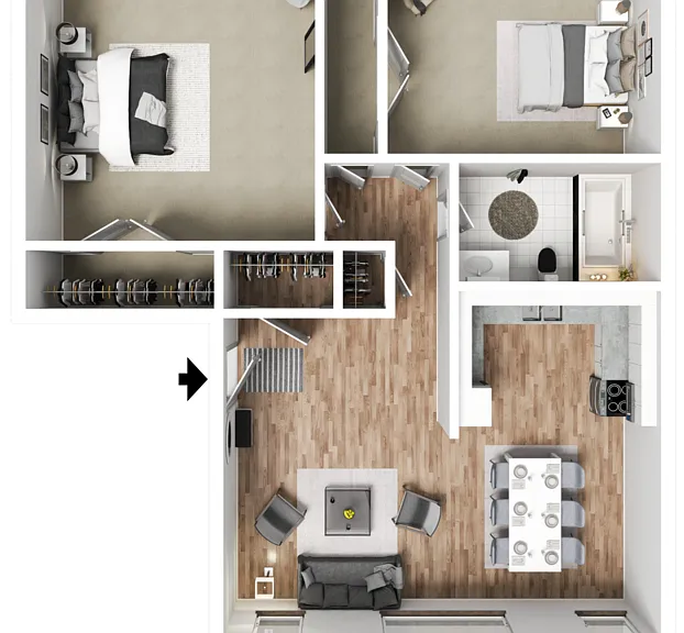 Campus Walk Apartments — Photo 48