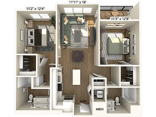 Floor plan B1-1062-1