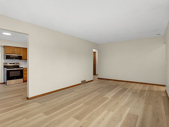 Living room connects to the kitchen