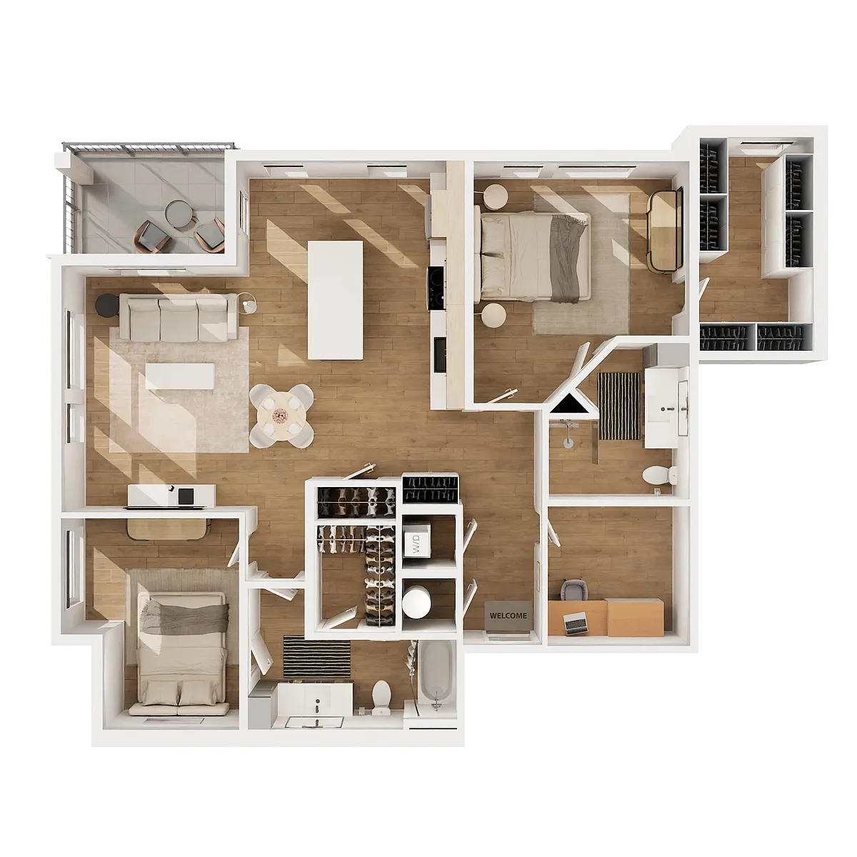 Floor plan B4A.D