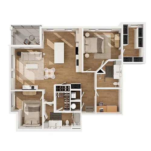 Floor plan B4A.D